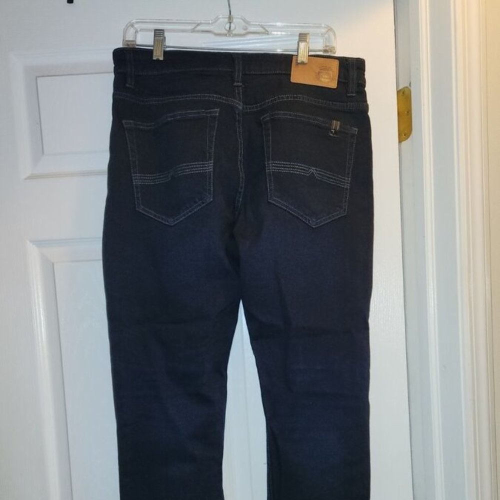 NEW Buffalo David Bitton 1972 Ash-x Slim Stretch Jeans Dark Wash Men's 32x32 - Picture 7 of 9
